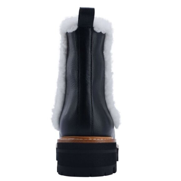 NIB Marc Fisher Women's Iggie Shearling Fur Lined Boots - Picture 3 of 11